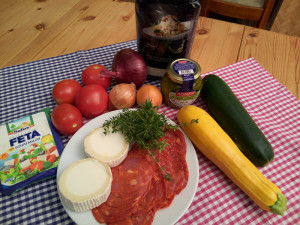 Zapečená zelenina na rýži s chorizem a sýrem - www.chytrevarime.cz