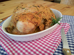 Pečené kuře v rozmarýnové krustě - www.chytrevarime.cz