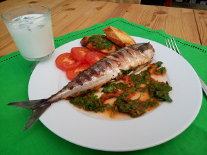 Grilovaná makrela s omáčkou chermoula - www.chytrevarime.cz
