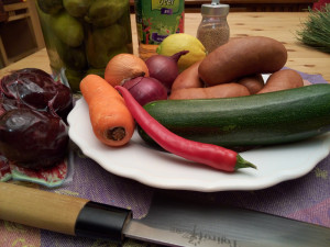 Utopenci se zeleninou - suroviny - www.chytrevarime.cz