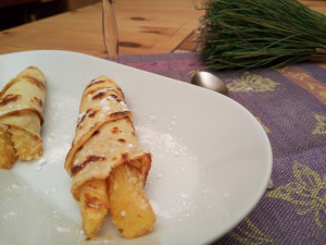 Palačinky se zkaramelizovaným ananasem a kokosem - www.chytrevarime.cz