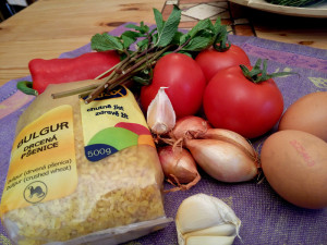 Zeleninové karbanátky z bulguru - suroviny - www.chytrevarime.cz