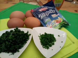 Vejce mimosa se špenátem - suroviny - www.chytrevarime.cz