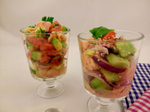 Ceviche z duhového pstruha dvakrát jinak - www.chytrevarime.cz