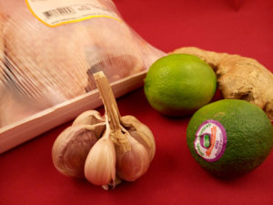 Svěží pečené kuře s limetou a zázvorem - suroviny - www.chytrevarime.cz